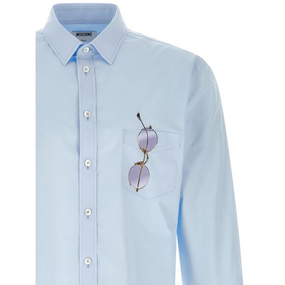 Moschino Men Trompe-L'œil Print Shirt - Picture 3 of 4